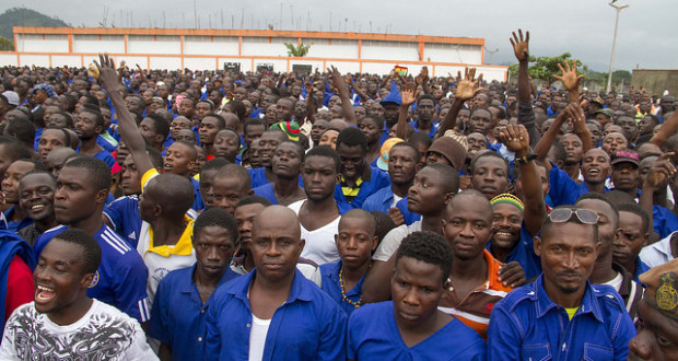 Stop Taking Our Wives From Us - Prisoners Charge Towards Officers