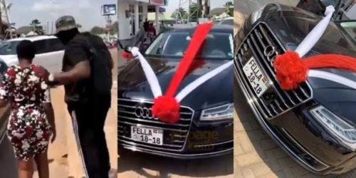 There is no FELLA 18-18 plate - DVLA sources reportedly exposes Medikal and Fella over new Audi car