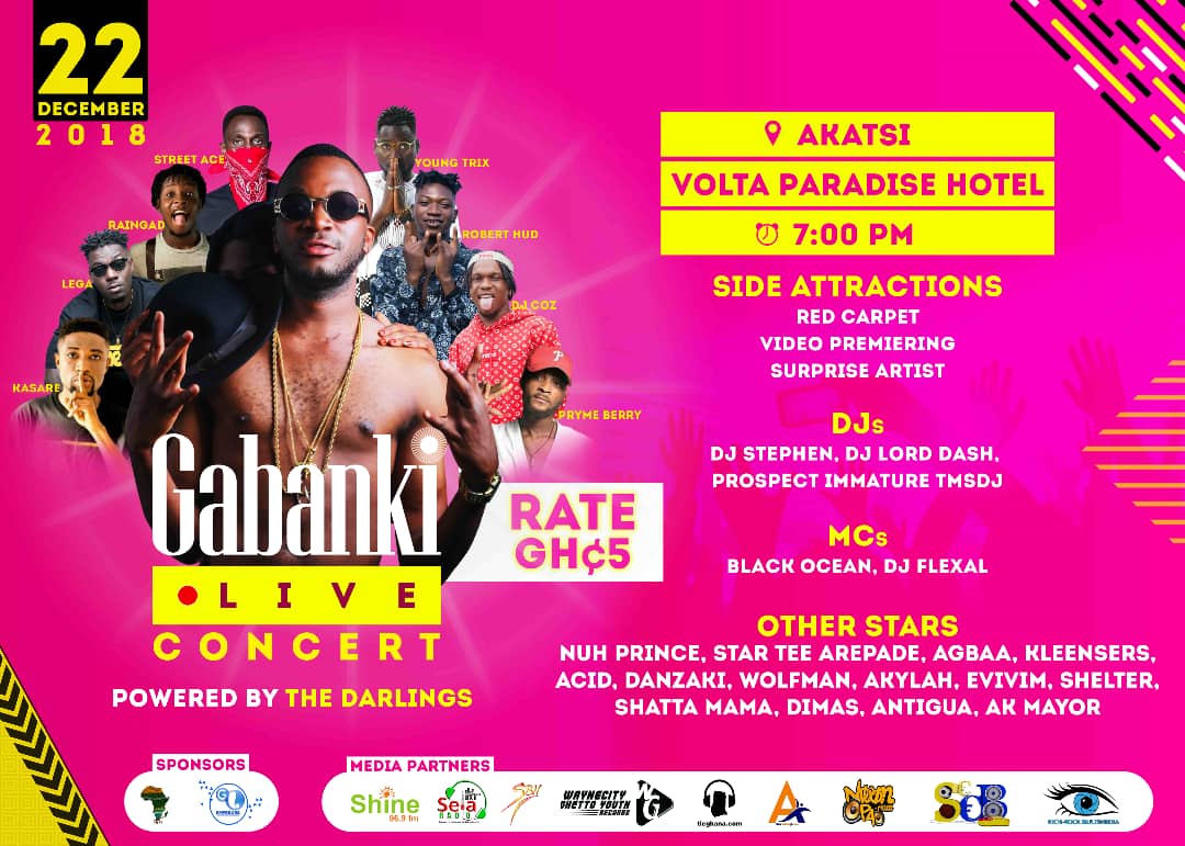 Gabanki To Host Live Concert 22nd December