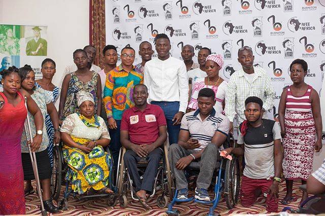 Stonebwoy holds empowerment programme for persons with disabilities