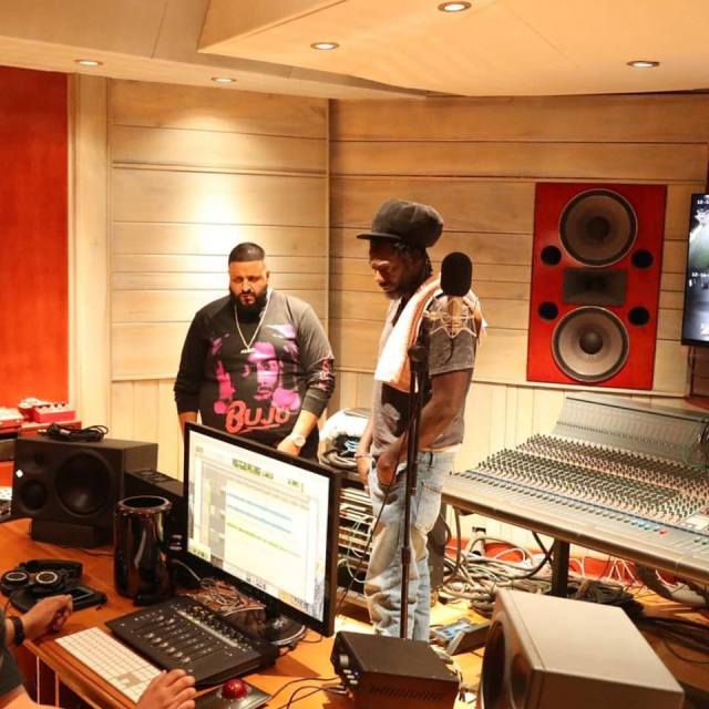 DJ Khaled hits the studio with Buju Banton for a collabo