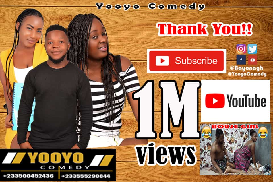 Anita Gyimah and Bianca Wale in the House Girl Episode which Hit 1M views seems to be a blessing for the Yooyo brand-Bayona Gh
