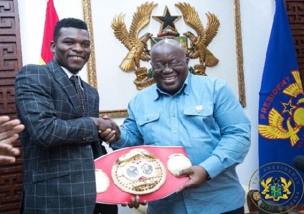 Akufo-Addo gifts Richard Commey GHC50k and car