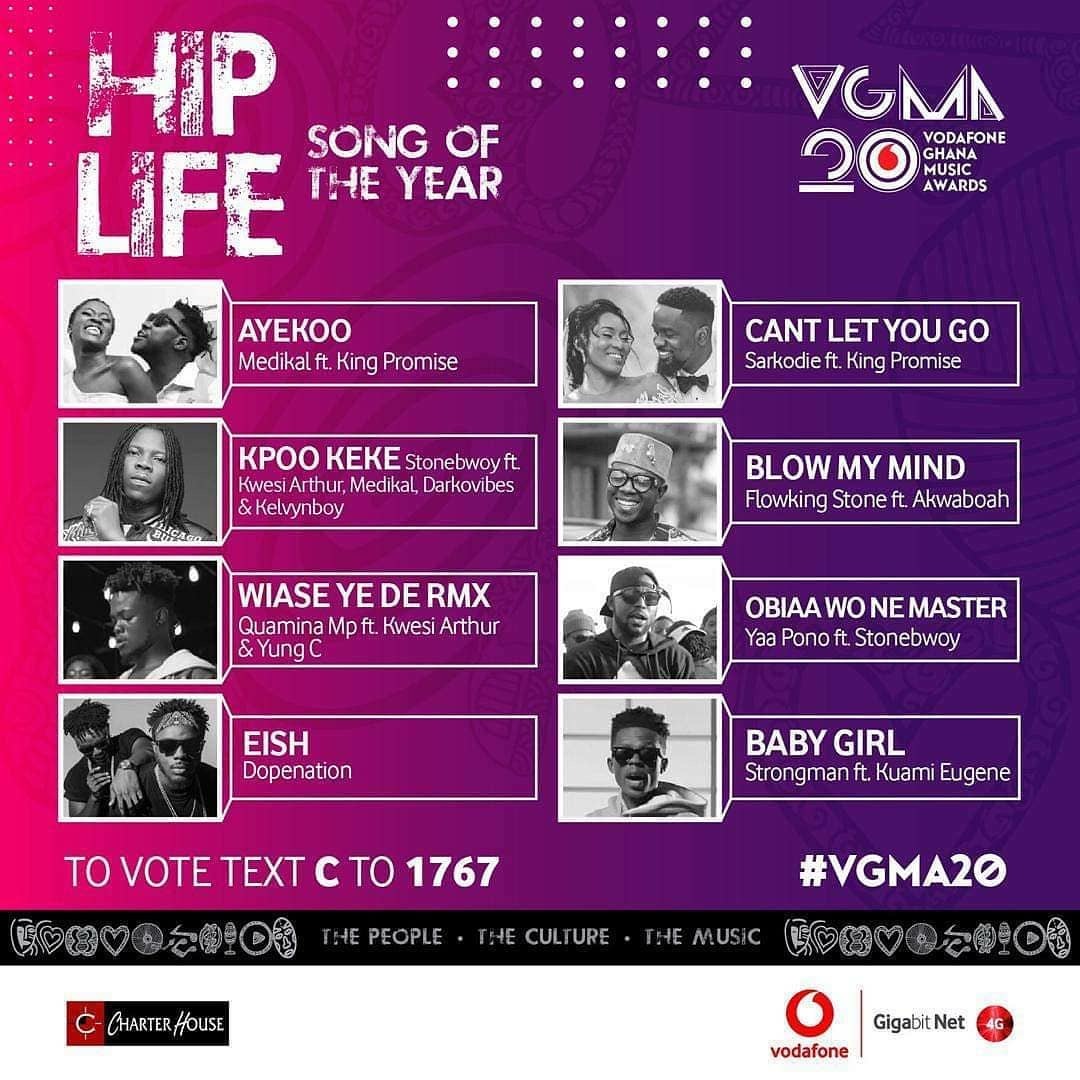 FULL LIST OF VGMA NOMINATIONS OUT