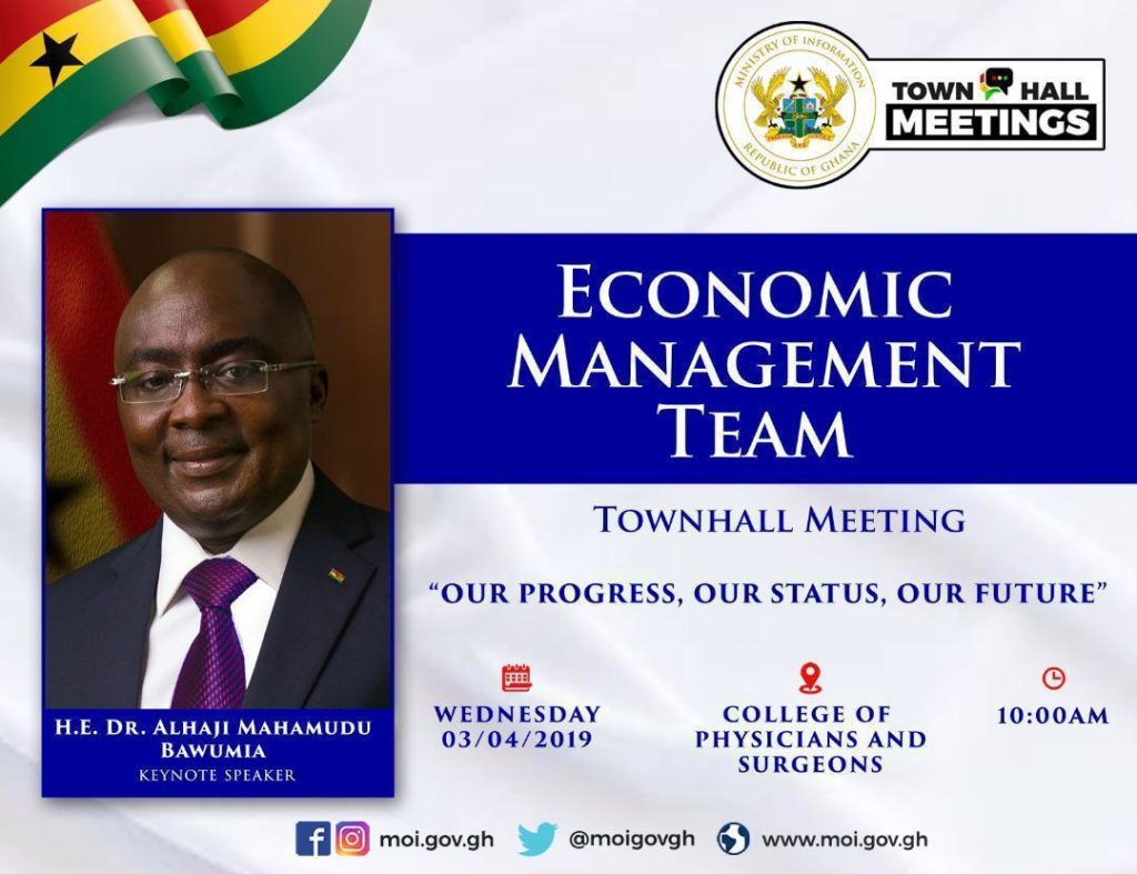Bawumia to brief Ghanaians on the state of the economy