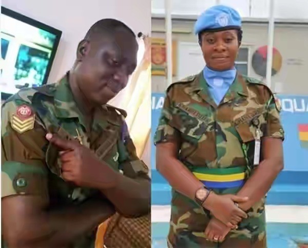 Soldier Couple Who Drowned after Sunday’s Downpour in Accra : PHOTO