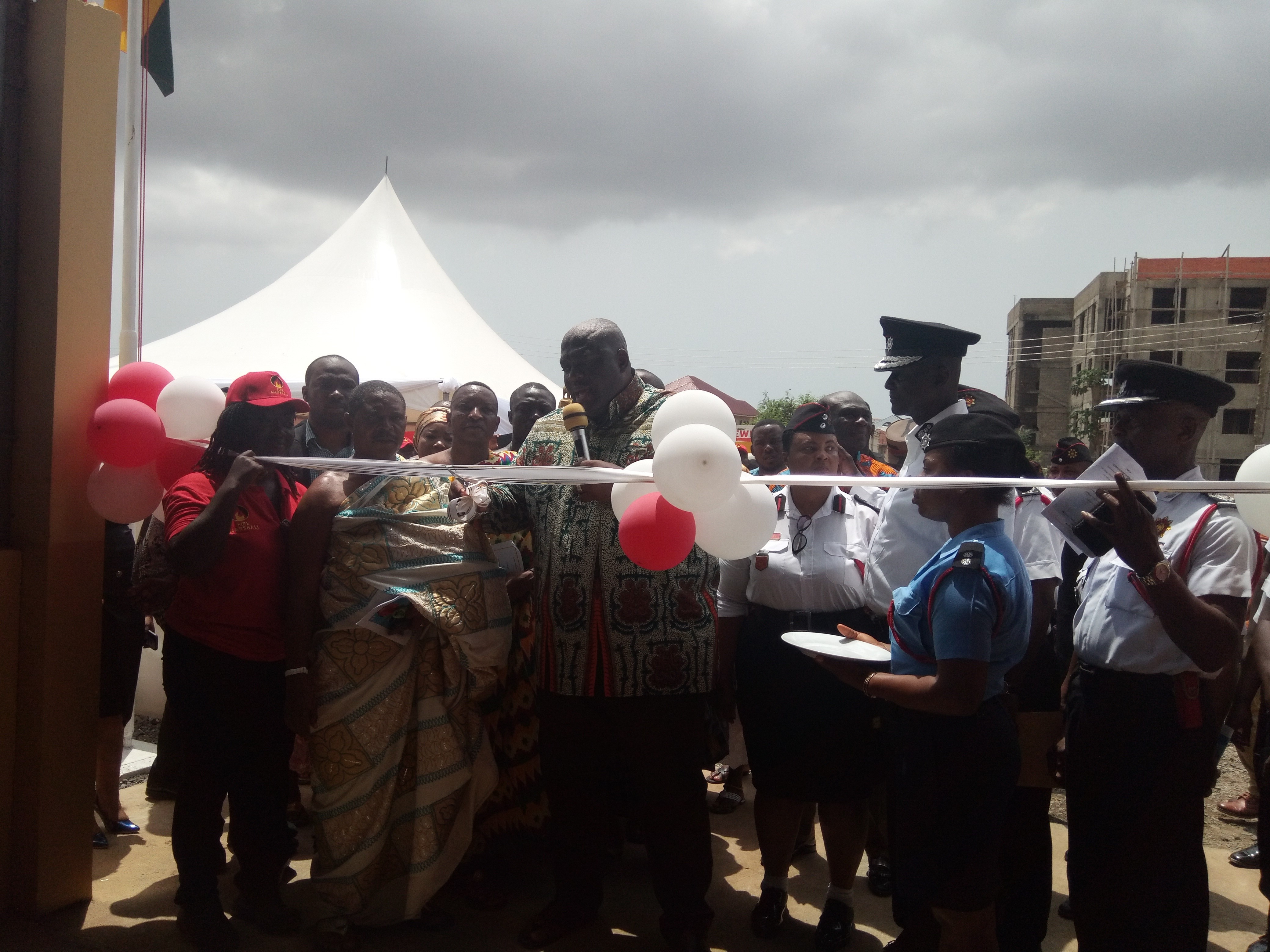 Kasapreko donates fire station worth GHc400,000 to GNFS