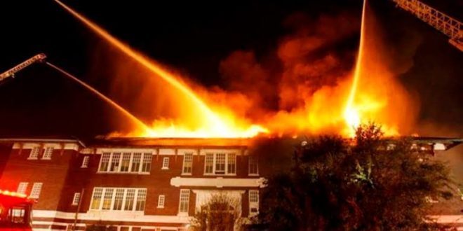 Horrifying: Lightning Causes Fire Outbreak In Asanteman Senior High