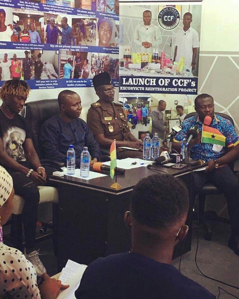 Christian Atsu bails about 40 inmates and also fund them for a new business start-up