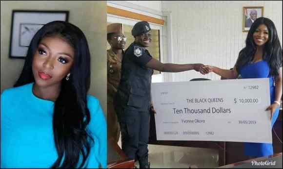Yvonne Okoro Fulfills Promise To Black Queens By Donating 10,000 Dollars To Support The Team(Pictures+Video)