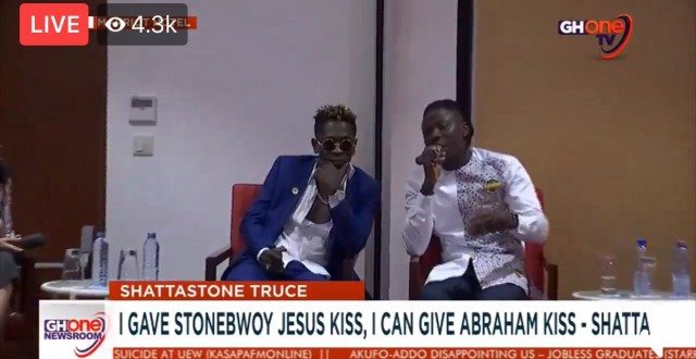 I Gave Stonebwoy Jesus Kiss,I Can Give Abraham Kiss - Shatta Wale