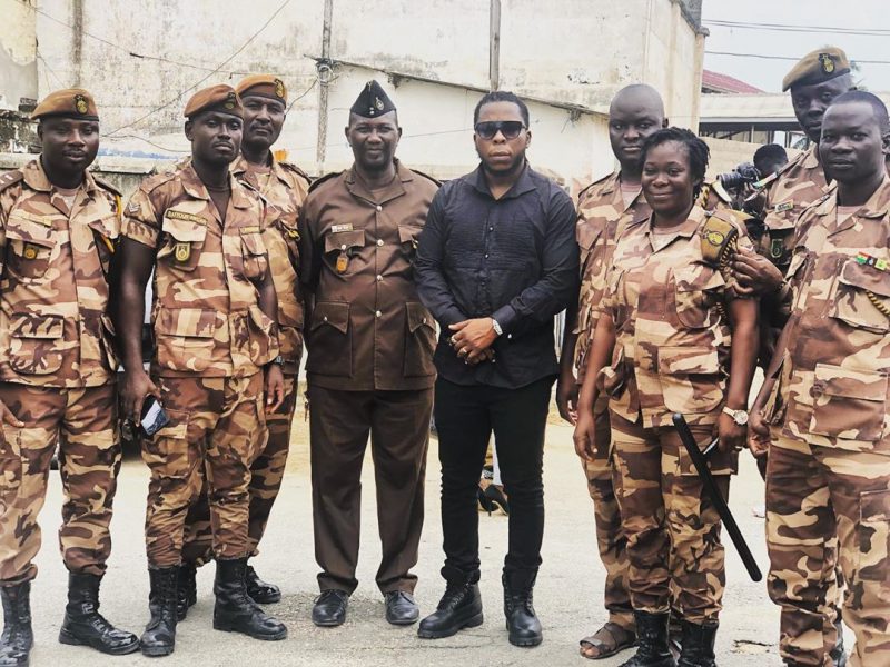 Rapper Edem Puts Up 10 Toilet Facilities For Winneba Local Prison