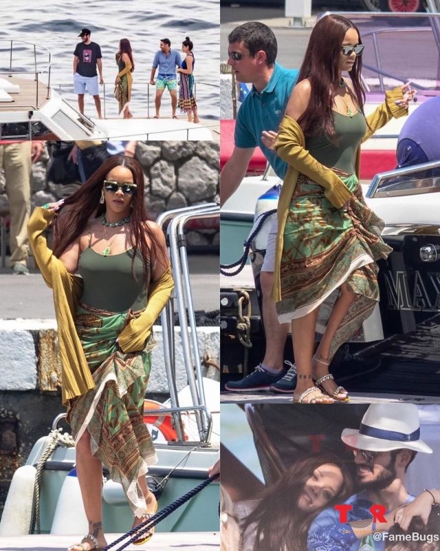 This Is How Rihanna Landed Back In America After Italy Vacay With Her Billionaire boo.