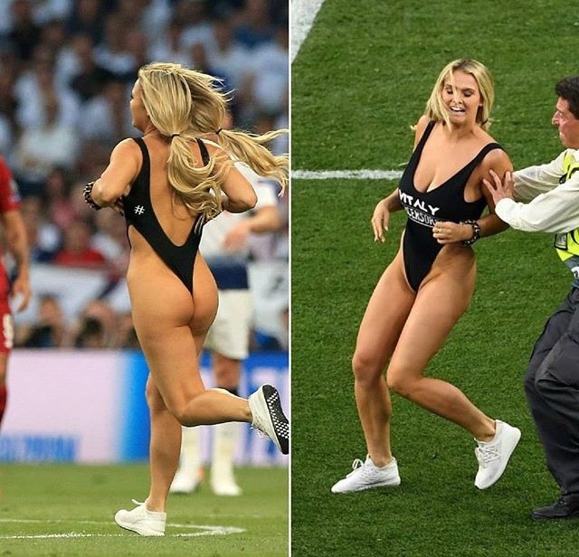 Full Video: Slay Queen Invades UCL Finals To Promote Boyfriend’s Website Worth $4 Million