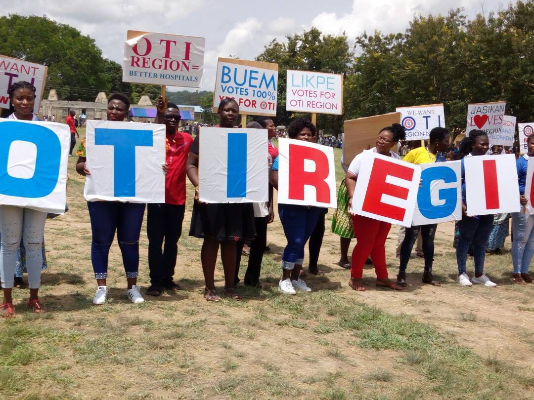 Lolobi Kumase Indigents Protest Against Inclusion In Oti Region