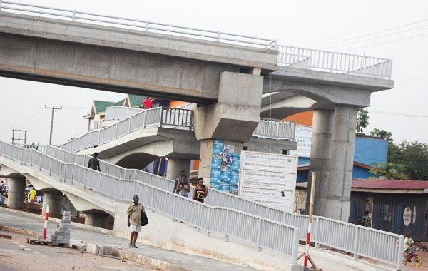 Three Footbridges On Madina-Adenta Highway Completed