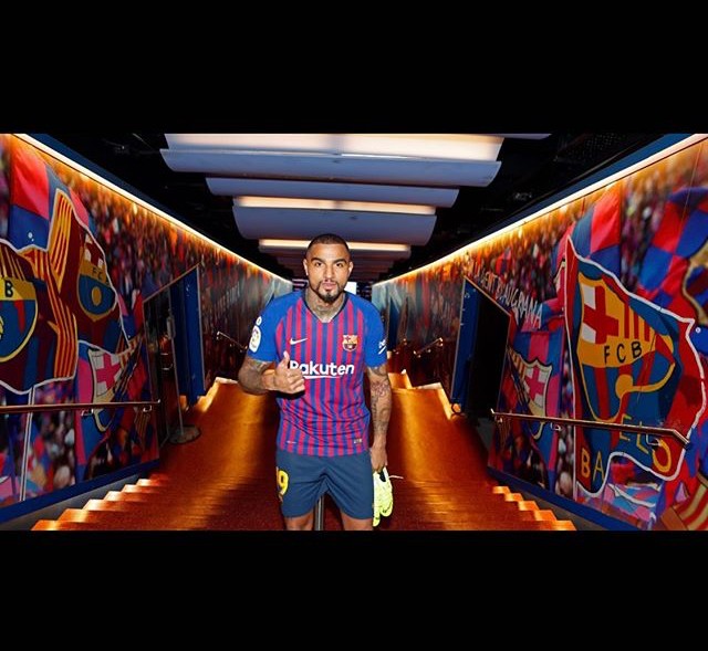 Kevin Prince Boateng release farewell message as he leaves Barcelona after 6 months
