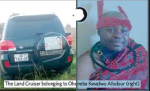 Queen mother fingered in Asamponhene’s murder collapses in police custody