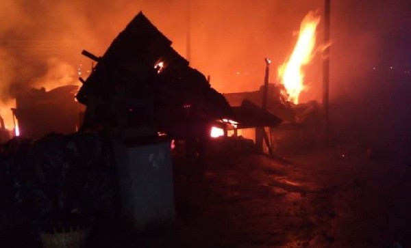 Fire Destroys 12 Shops At Akweteman