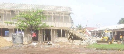 Two killed as classroom block collapses at Ayawaso
