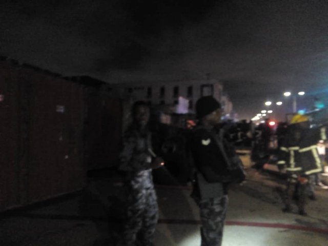 Breaking News: Abossey Okai Spare Part Shops Devoured By Fire