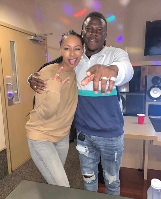 Video: Keri Hilson Speaks Ewe During Studio Session With Stonebwoy