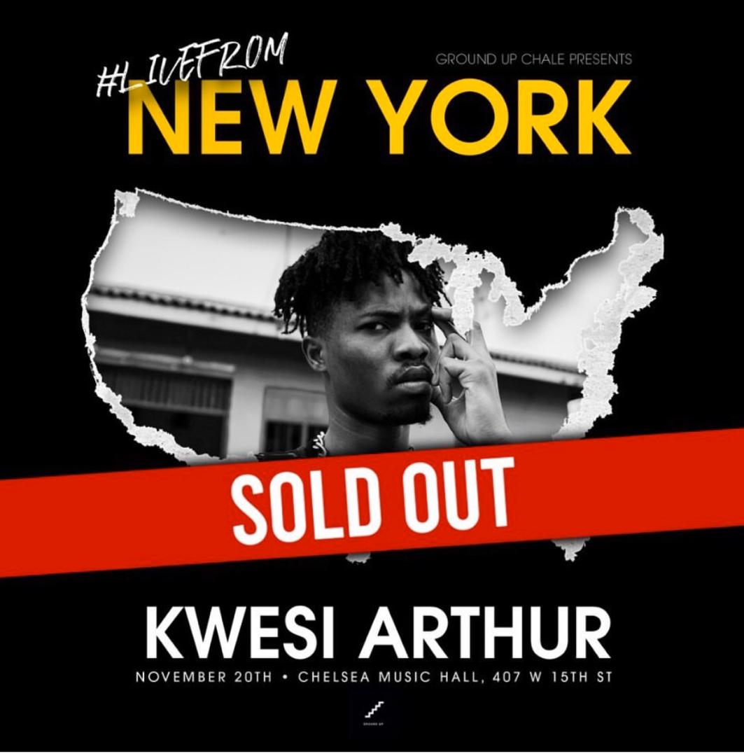 Kwesi Arthur's New York Show Sold Out!
