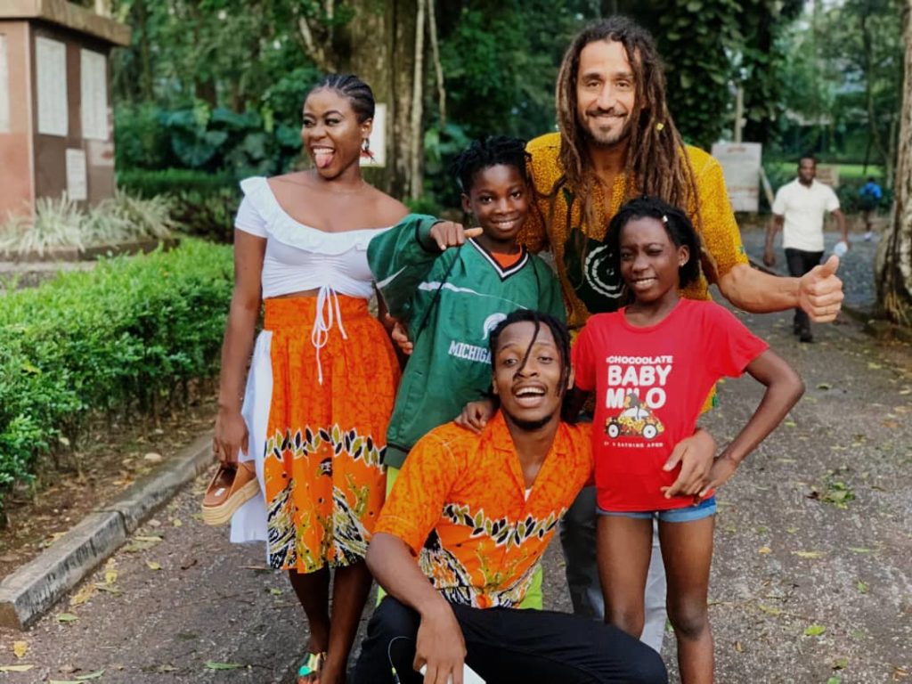 American music band and Billboard topping musical greats, Big mountain have arrived in Ghana to shoot visuals for their collaboration with Raingad.