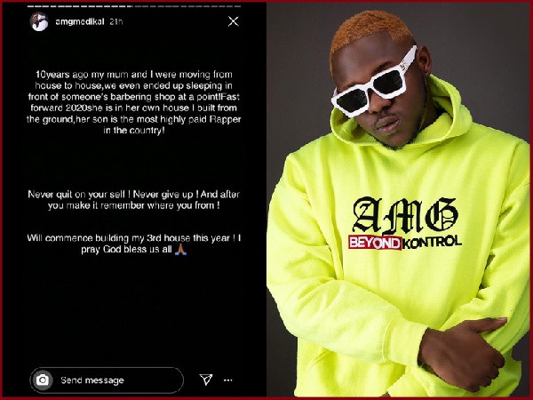 I am the highest-paid Ghanaian rapper in the country - Medikal