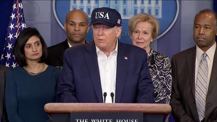 Trump tested negative for coronavirus