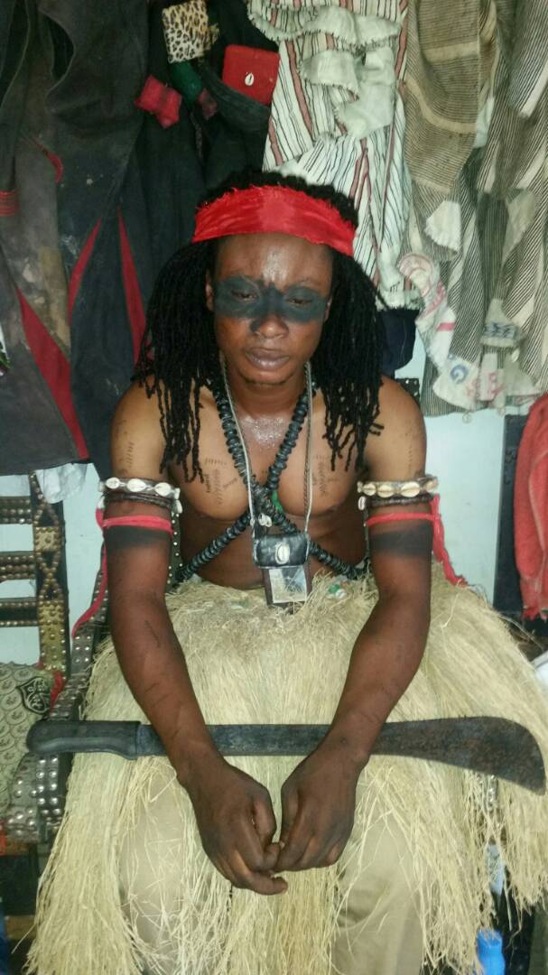 Nigerian Fetish Priest Cries Mercilessly After Testing Positive for Coronavirus