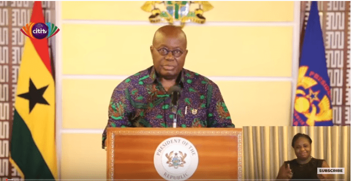 Akufo-Addo extends ban on public gatherings by two weeks