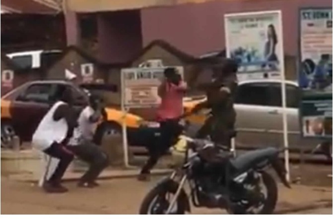 Video of civilian hitting a military man happened in 2019 – Ghana Armed Forces