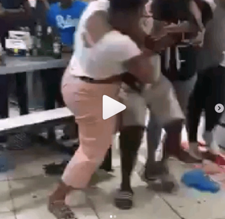Wife whips husband for making love with side chick at restaurant [Video]